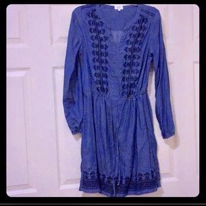 Crown and Ivy light denim dress size 8